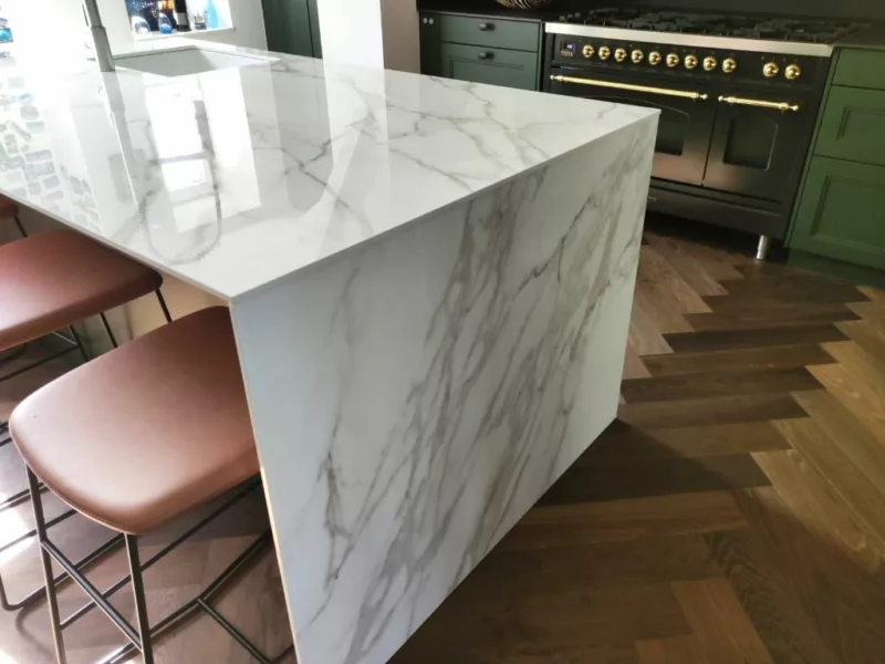 Waterfall worktop